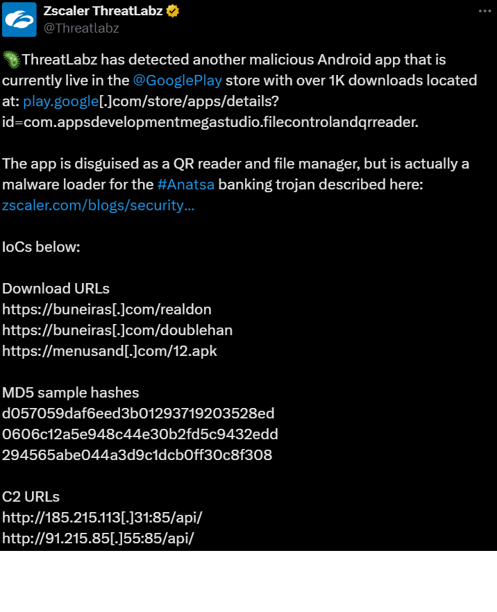 Anatsa Banking Trojan